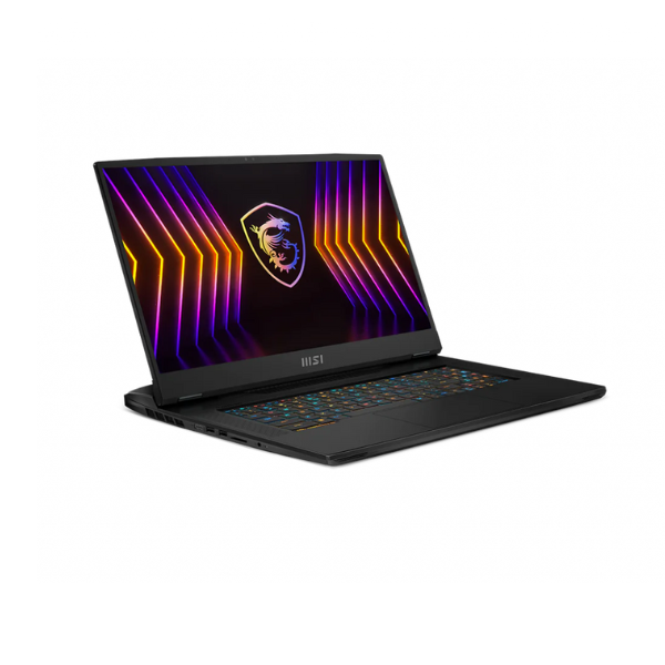 MSI TITAN GT77 HX 13VH 9S7-17Q211-026 | Core i9 13980HX, 64GB, 2TB SSD, 12GB NVIDIA RTX4080, 17.3"UHD 144Hz, Win11 Home, Eng-Arabic K/B, Black