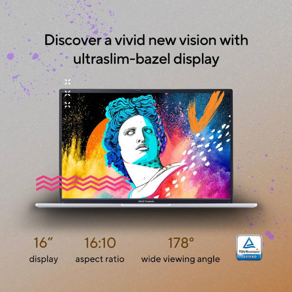 ASUS VIVOBOOK M1603QA-MB731W | Ryzen R7 5800H, 16GB, 1TB SSD, 16" WUXGA, AMD Radeon Graphics, Win11 Home, Eng-Arab K/B, Silver Share   Tweet   Google+