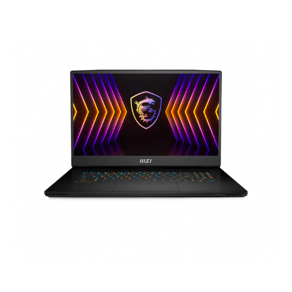 MSI TITAN GT77 HX 13VH 9S7-17Q211-026 | Core i9 13980HX, 64GB, 2TB SSD, 12GB NVIDIA RTX4080, 17.3"UHD 144Hz, Win11 Home, Eng-Arabic K/B, Black