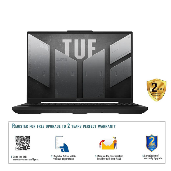 ASUS TUF GAMING A16 FA617NS-N3002W | RYZEN 7 7735HS, 16GB RAM, 512GB SSD, 16" WUXGA 165Hz, 8GB AMD Radeon RX7600S, Win11 Home, Eng-Arab Keyboard, Black, 2 Years ASUS Warranty.