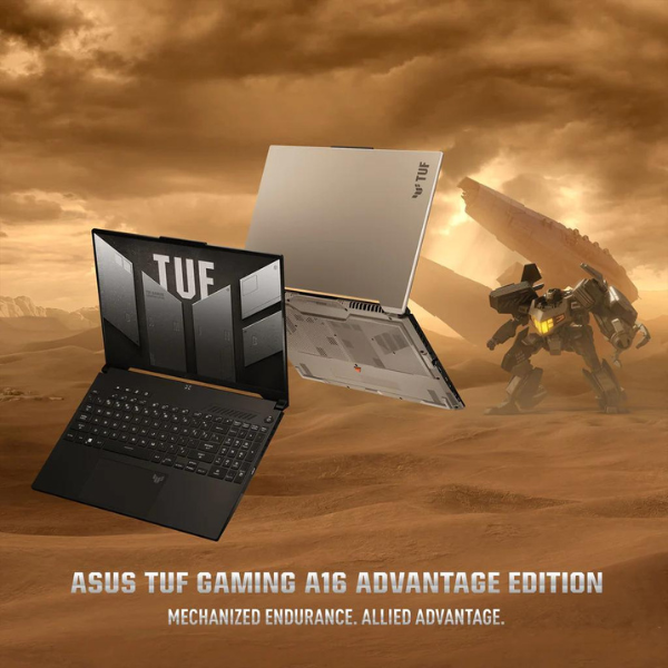 ASUS TUF GAMING A16 FA617NS-N3002W | RYZEN 7 7735HS, 16GB RAM, 512GB SSD, 16" WUXGA 165Hz, 8GB AMD Radeon RX7600S, Win11 Home, Eng-Arab Keyboard, Black, 2 Years ASUS Warranty.