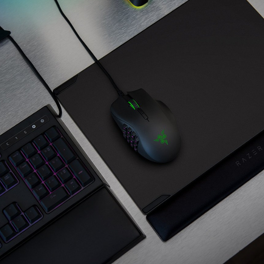 Razer Naga Trinity Modular MOBA/MMO gaming mouse,Black