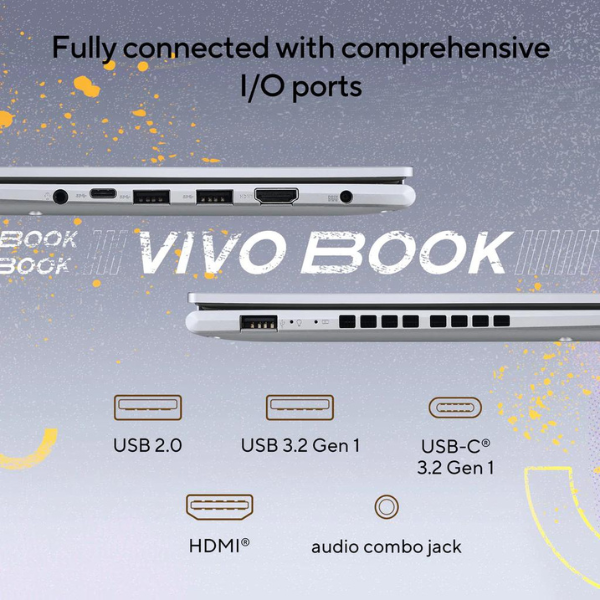 ASUS VIVOBOOK M1603QA-MB731W | Ryzen R7 5800H, 16GB, 1TB SSD, 16" WUXGA, AMD Radeon Graphics, Win11 Home, Eng-Arab K/B, Silver Share   Tweet   Google+