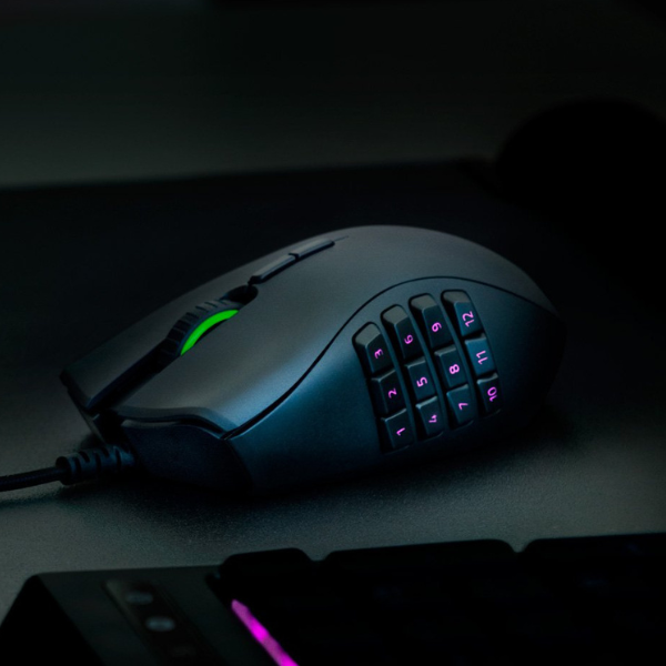 Razer Naga Trinity Modular MOBA/MMO gaming mouse,Black