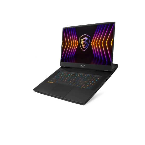 MSI TITAN GT77 HX 13VH 9S7-17Q211-026 | Core i9 13980HX, 64GB, 2TB SSD, 12GB NVIDIA RTX4080, 17.3"UHD 144Hz, Win11 Home, Eng-Arabic K/B, Black