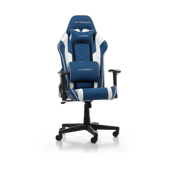 DXRacer P132 Prince Series Gaming Chair – Blue/White