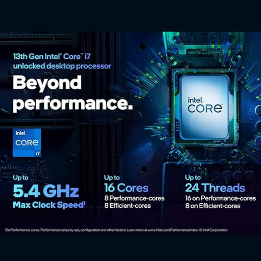 Intel Core i7-13700KF Processor( 30M Cache, up to 5.40 GHz, 16-Cores 24-Threads)