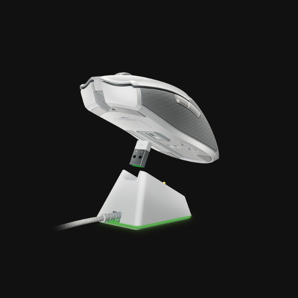 Razer Viper Ultimate with Charging Dock – Mercury Ambidextrous Gaming Mouse with Razer™ HyperSpeed Wireless