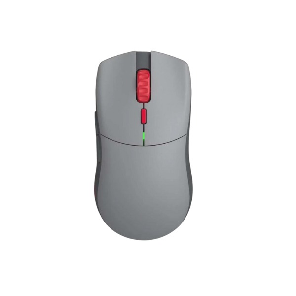 Glorious Series One PRO Wireless Mouse - Centauri - Grey/Red - Forge
