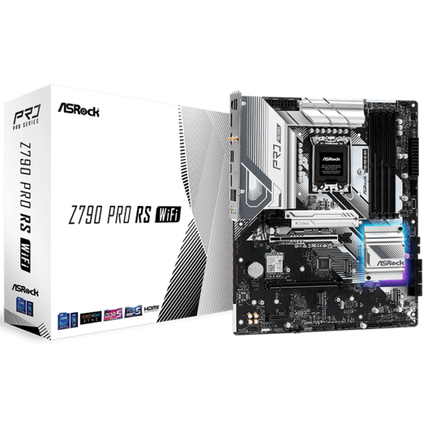 ASRock Z790 Pro RS with Intel Wifi 6e AX211 LGA1700 ATX Motherboard