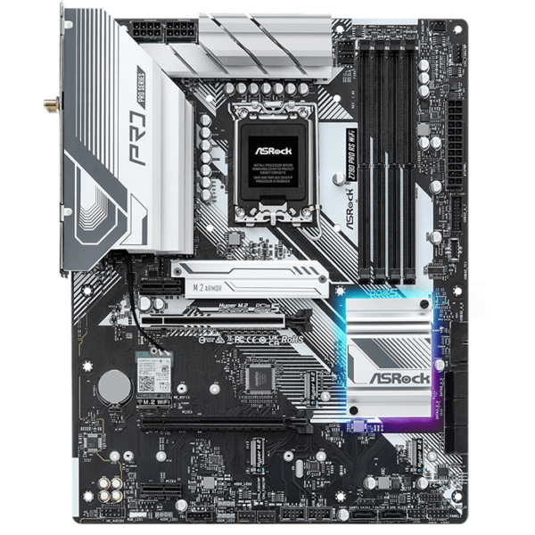 ASRock Z790 Pro RS with Intel Wifi 6e AX211 LGA1700 ATX Motherboard