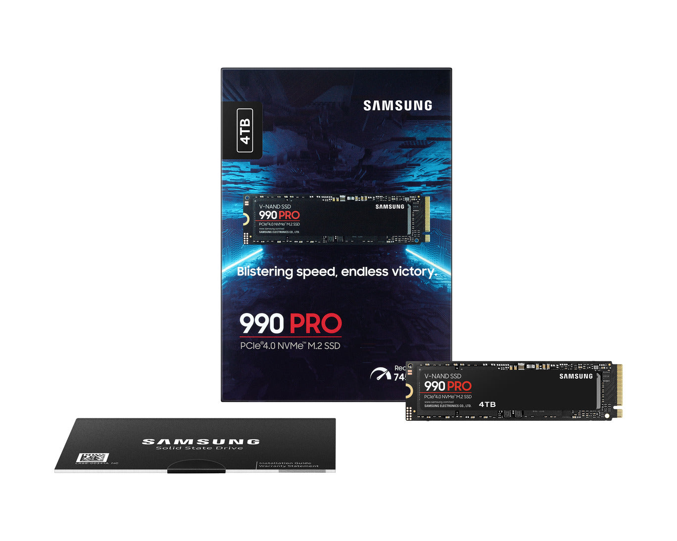 Samsung 990 PRO 4TB PCIe 4.0 NVMe M.2 SSD – Up to 7,450MB/s Premium High Performance Storage