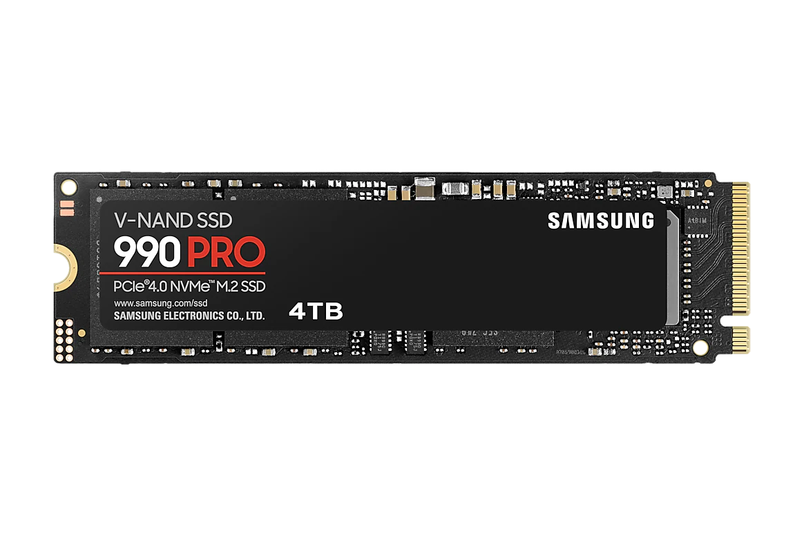 Samsung 990 PRO 4TB PCIe 4.0 NVMe M.2 SSD – Up to 7,450MB/s Premium High Performance Storage
