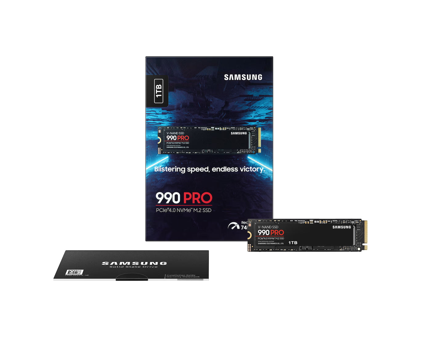 Samsung 990 PRO 1TB PCIe 4.0 NVMe M.2 SSD – Up to 7,450MB/s High Performance Storage