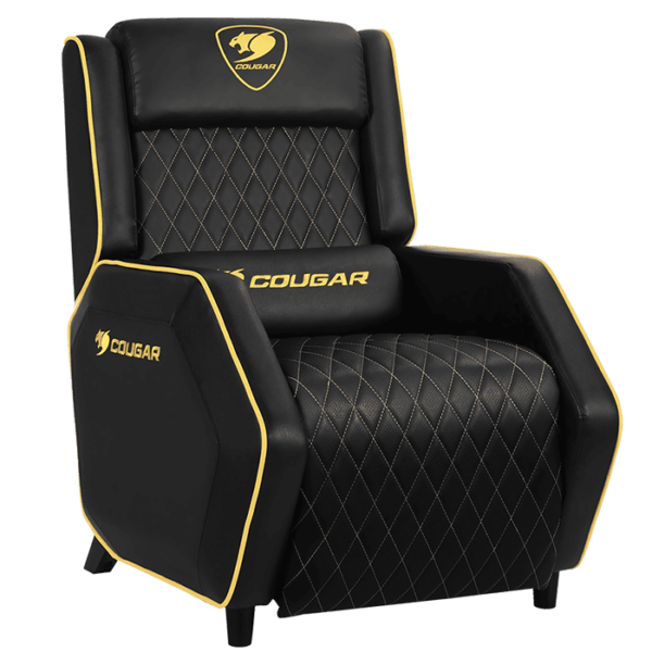 Cougar Ranger Royal Gaming Sofa |Black and Yellow