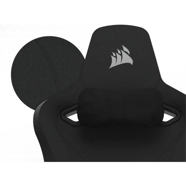 Corsair TC200 Gaming Chair – Soft Fabric – Black