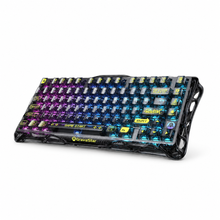 GravaStar Mercury K1 Lite Transparent Black 75% Wireless Mechanical Gaming Keyboard