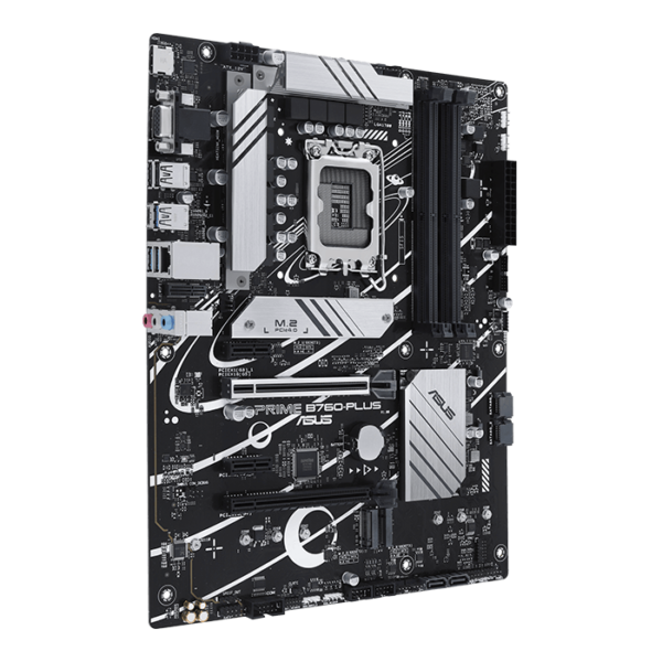 Asus Prime B760-PLUS DDR5 an Intel® B760 LGA 1700 ATX motherboard with PCIe 5.0, three PCIe 4.0 M.2 slots, DDR5