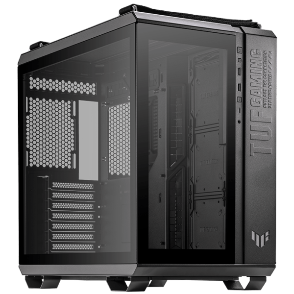 Asus TUF GT502 Gaming case Tempered glass, Black