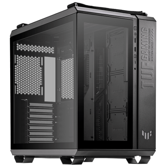 Asus TUF GT502 Gaming case Tempered glass, Black