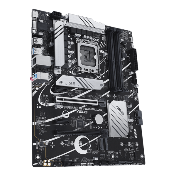 Asus Prime B760-PLUS DDR5 an Intel® B760 LGA 1700 ATX motherboard with PCIe 5.0, three PCIe 4.0 M.2 slots, DDR5