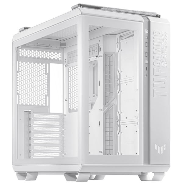 Asus TUF GT502 Gaming case Tempered glass, White