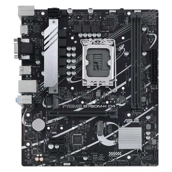 Asus Prime B760-M K D4 LGA 1700 Intel mATX Motherboard
