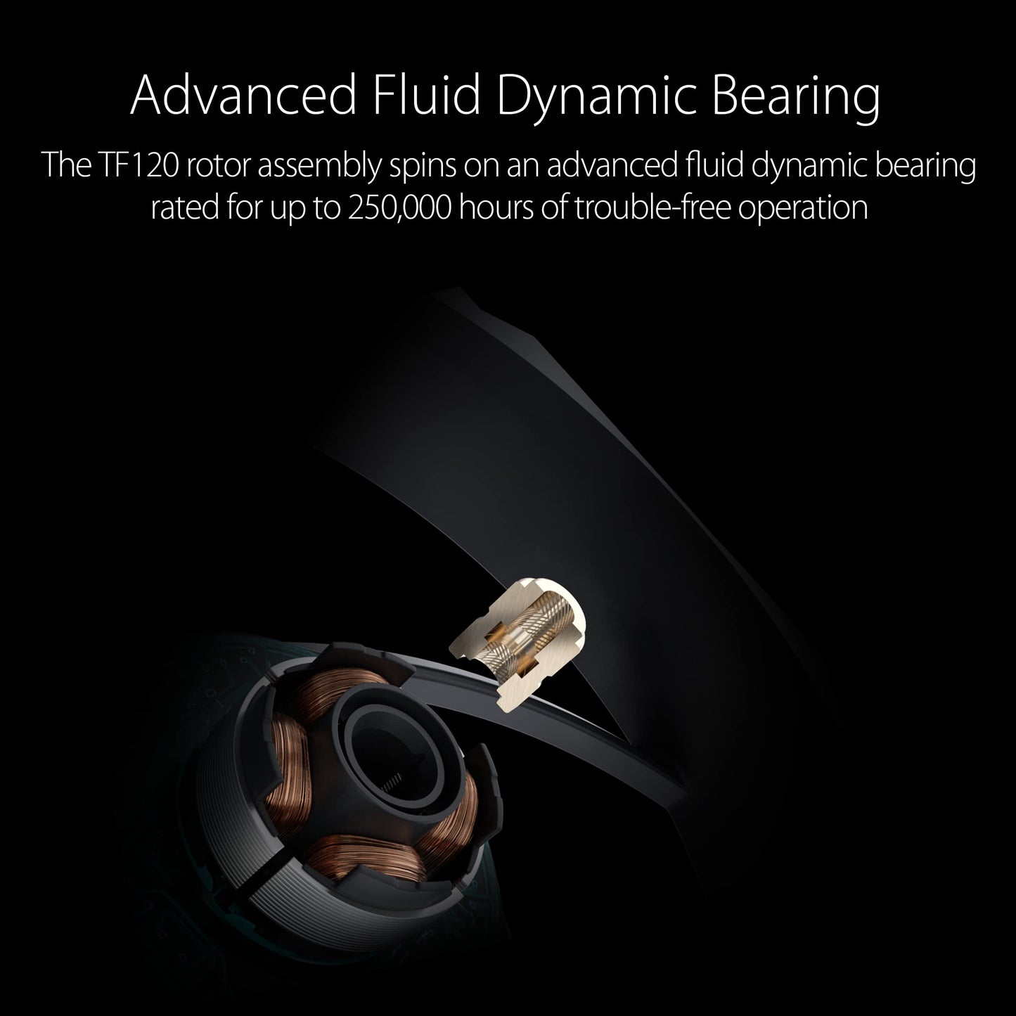 ASUS TUF Gaming TF120 ARGB 120mm PWM Case Fan - Single Pack