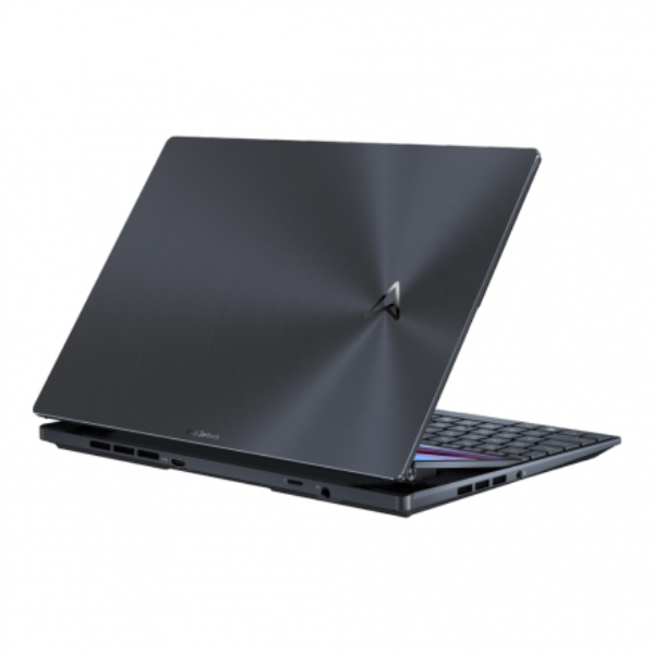 Asus Zenbook Pro 14 Duo OLED UX8402 (2023) Laptop – 13th Gen / Intel Core i9-13900H / 14.5inch 2.8K / 1TB SSD / 32GB RAM / 8GB NVIDIA GeForce RTX 4060 Graphics / Win 11 Home / English & Arabic Keyboard / Black / Middle East Version