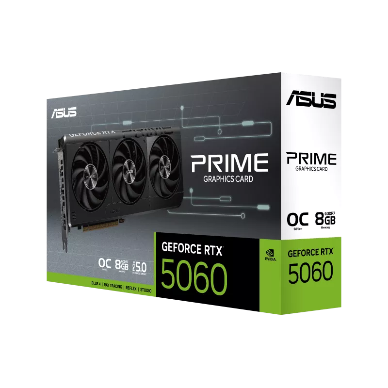 ASUS PRIME GeForce RTX 5060 OC Edition 8GB GDDR7 Graphics Card