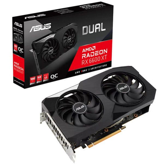 ASUS Dual Radeon™ RX 6600 XT OC Edition 8GB GDDR6 Graphics Card