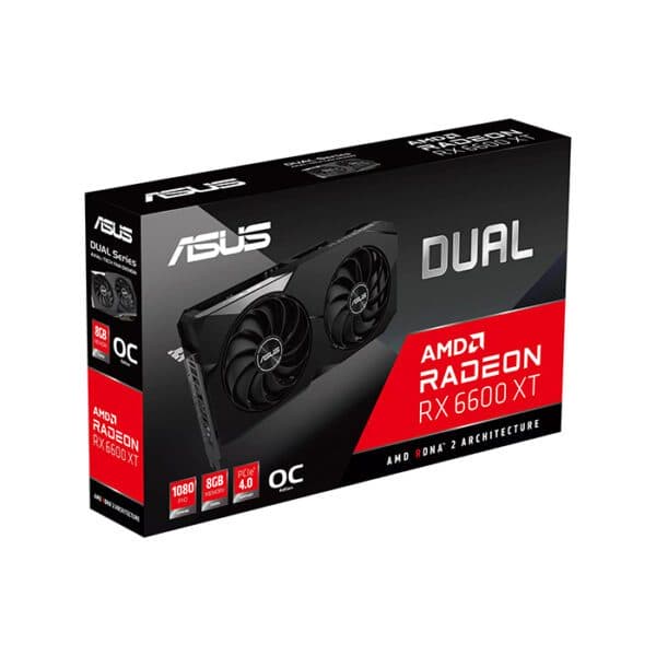 ASUS Dual Radeon™ RX 6600 XT OC Edition 8GB GDDR6 Graphics Card