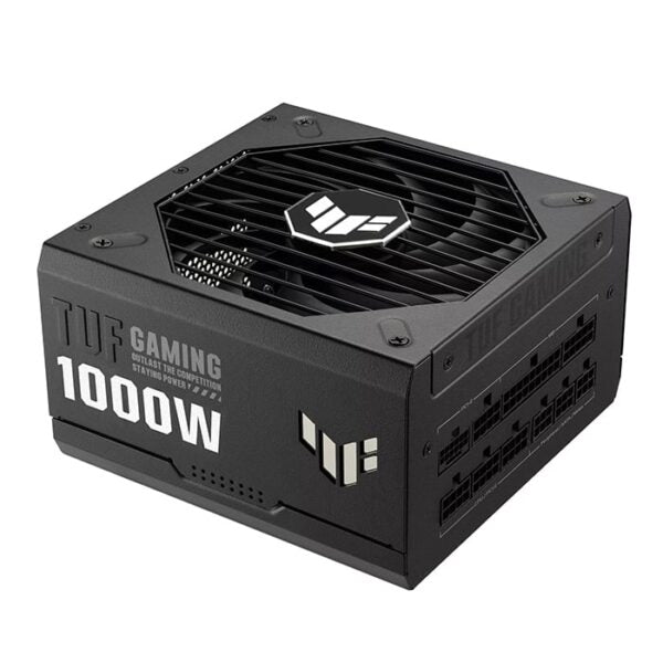 ASUS TUF Gaming 1000W ATX Power Supply Unit, 80 Plus Gold Certification, Fully Modular, 135mm Fan, Dual Ball Fan Bearings, Axial-tech Fan Design, Military-grade, Black