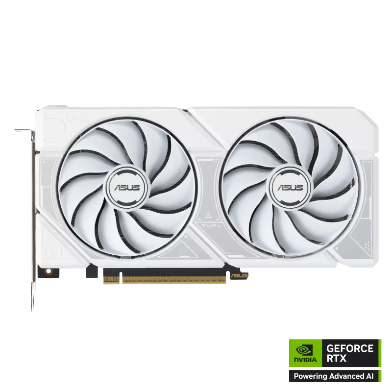 ASUS Dual GeForce RTX 5060 Ti White OC Edition 8GB GDDR7 Graphics Card