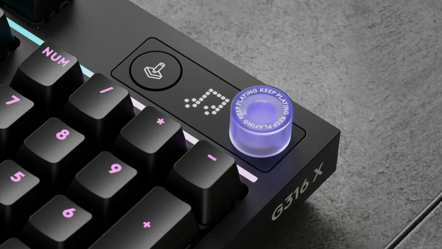 Logitech G G316 X 98 Wired Mechanical Gaming Keyboard – 8K RGB Hot-Swappable Gaming Keyboard