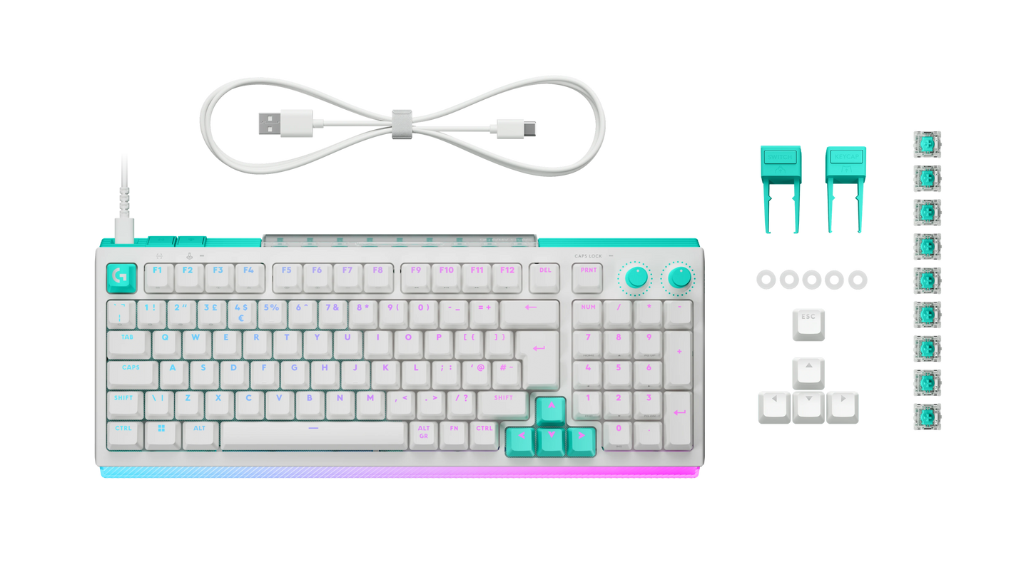 Logitech G G512 X 98 TMR Analog / Mechanical Gaming Keyboard – Wired RGB Gaming Keyboard