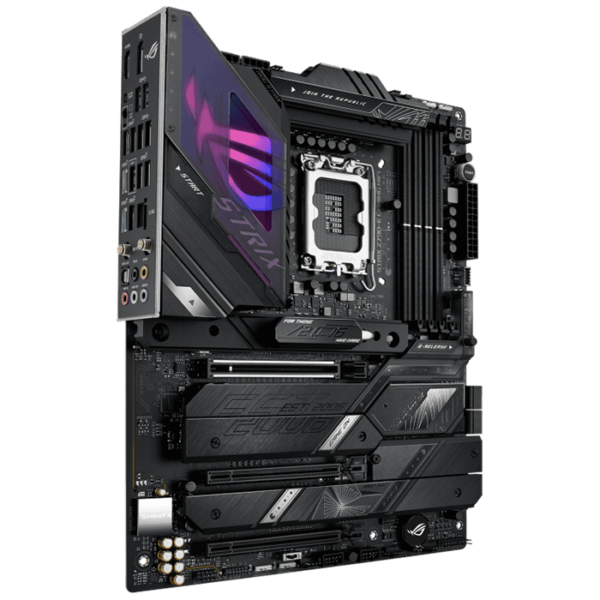Asus ROG STRIX Z790-E GAMING WiFi Intel® Z790 LGA 1700 ATX motherboard with 18 + 1 power stages, DDR5, five M.2 slots