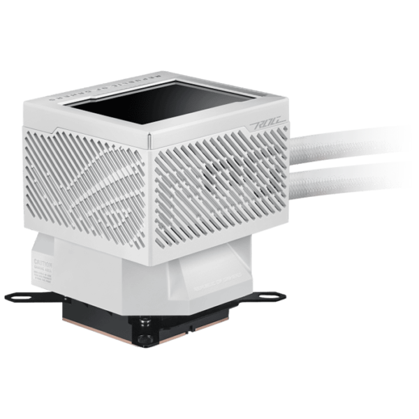 ASUS ROG RYUJIN III 360 ARGB Liquid CPU Cooler, 360mm Radiator, 3.5″ Full Color LCD, 3x 120mm Magnetic Daisy-chainable Fan, 21.08 CFM Airflow, 2200 RPM Speed, PWM/ DC Control, White