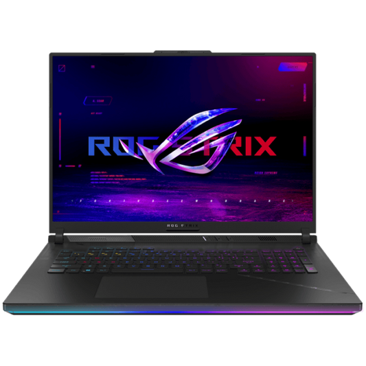 ASUS ROG Strix SCAR 18 G834JY-N6064W Gaming Laptop, 18″ QHD+ 16:10 240Hz Display, Intel Core i9-13980HX 2.2 GHz, 32GB RAM, 2TB SSD, GeForce RTX 4090 16GB, RGB-Eng-Arb-KB, W11, Black