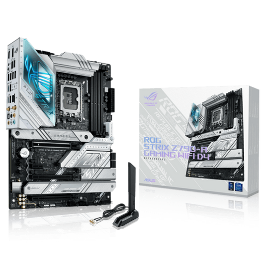 Asus ROG STRIX Z790-A GAMING WiFi D4 Intel® Z790 LGA 1700 ATX motherboard with 16 + 1 power stages, DDR4 memory support