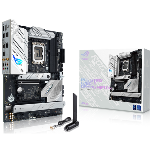 Asus ROG STRIX B760-A GAMING WIFI D4 LGA 1700 Intel mATX Motherboard