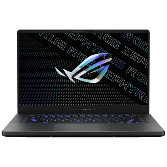 Asus ROG ZEPHYRUS G15 GA503RM-HQ075W | AMD R7 6800HS 3.20Ghz, 16GB RAM, 1TB SSD, 15.6″ WQHD 165HZ, 6GB NVIDIA Geforce RTX 3060, Wireless, Bluetooth, Camera, Win 11 Home, Eng- Arab Keyboard, Asus Backpack, 2 Years ASUS Warranty.