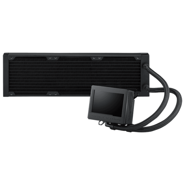 ASUS ROG RYUJIN III 360 ARGB Liquid CPU Cooler, 360mm Radiator, 3.5″ Full Color LCD, 3x 120mm Magnetic Daisy-chainable Fan, 21.08 CFM Airflow, 2200 RPM Speed, PWM/ DC Control, Black