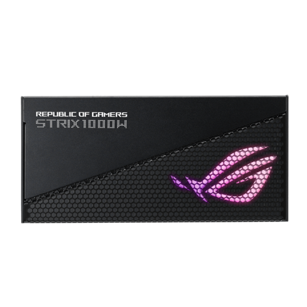 Asus ROG STRIX 1000W Aura Edition ATX Power Supply Unit, 80 PLUS Gold Certification, Full Modular, 135mm Axial-tech Fan, 0dB Technology, PCIe Gen 5.0, ARGB Lighting, Black