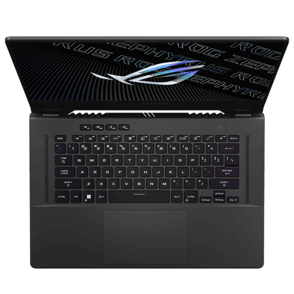 Asus ROG ZEPHYRUS G15 GA503RM-HQ075W | AMD R7 6800HS 3.20Ghz, 16GB RAM, 1TB SSD, 15.6″ WQHD 165HZ, 6GB NVIDIA Geforce RTX 3060, Wireless, Bluetooth, Camera, Win 11 Home, Eng- Arab Keyboard, Asus Backpack, 2 Years ASUS Warranty.