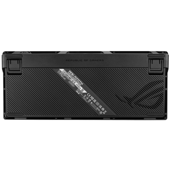 Asus Rog Azoth 75% Wireless DIY Custom Gaming Keyboard, RGB-Black English and Arabic