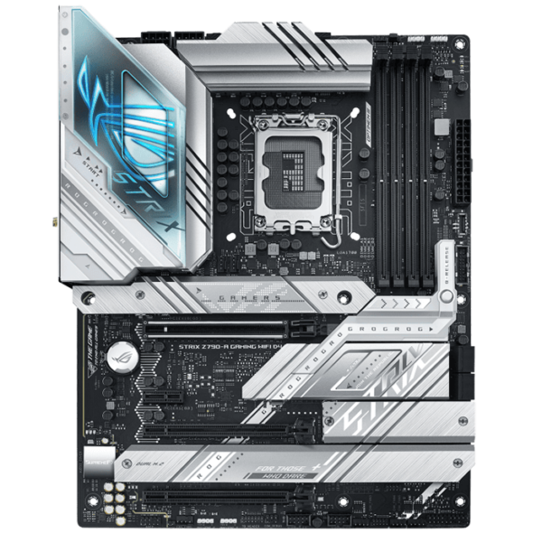 Asus ROG STRIX Z790-A GAMING WiFi D4 Intel® Z790 LGA 1700 ATX motherboard with 16 + 1 power stages, DDR4 memory support