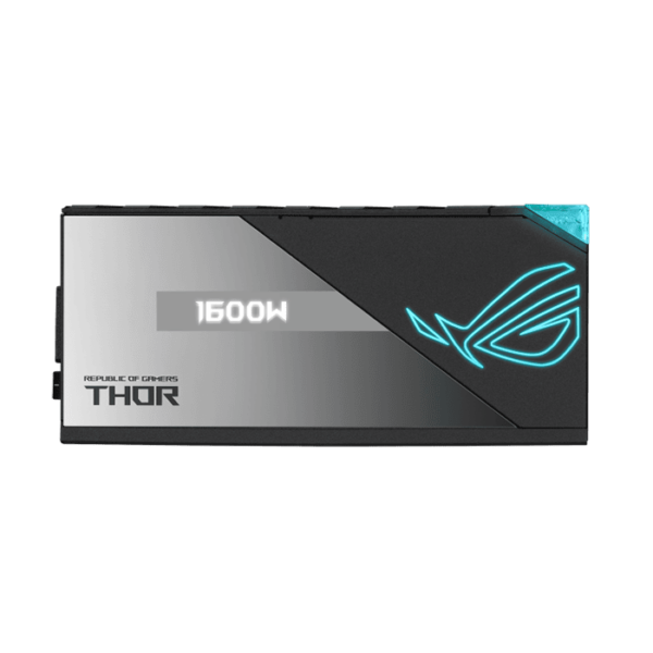 Asus ROG Thor 1600W ATX Power Supply Unit, With Aura Sync & OLED Display, 80 Plus Titanium Certification, Modular
