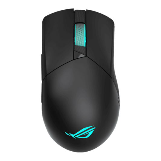 Asus ROG Gladius III Wireless  Classic asymmetrical wireless gaming mouse with tri-mode connectivity (2.4 GHz, Bluetooth LE 5.2, wired USB 2.0), specially tuned 26,000 dpi with 1% deviation, instant button actuation