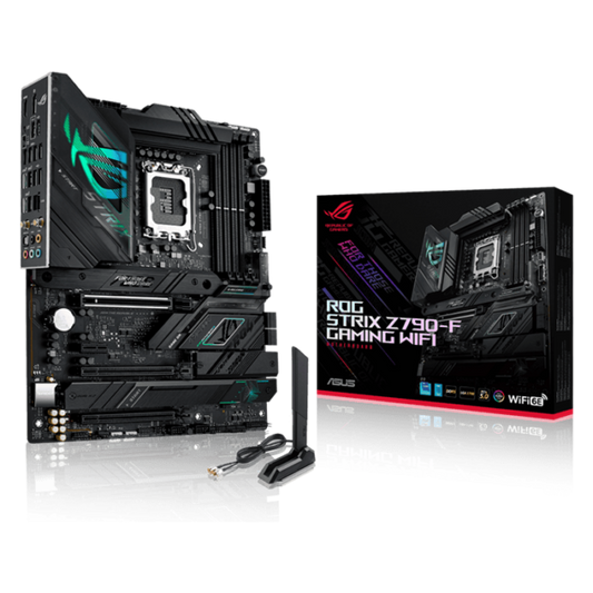 Asus ROG Strix Z790-F Gaming WiFi ntel® Z790 LGA 1700 ATX motherboard with 16 + 1 power stages, DDR5 memory support
